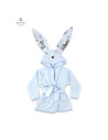 BN-6426972022651,MimiNu - Halat de baie cu urechi 6 - 24 luni, Moale, Cu buzunare, Cu cordon, Din bumbac si thermo fleece, Mater