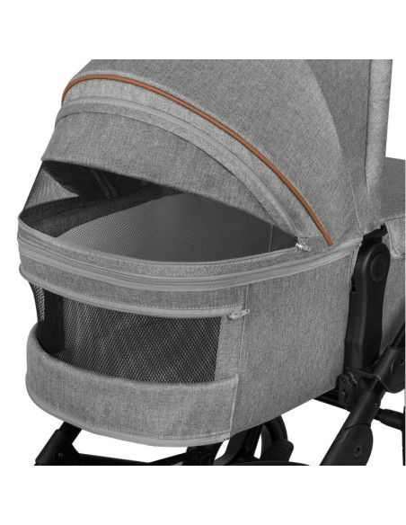 BN-LO-MARI_TOUR_3IN1_GREY_STONE,Lionelo - Carucior 3 in 1 Mari Tour, Transformabil, Cu landou cu salteluta moale, Reversibil, Ma