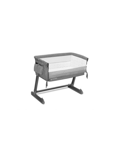 BN-LO-THEO_GREY_STONE_NATURAL,Lionelo - Patut co-sleeper Theo 2 in 1, Cu setare unghiulara, Reglabil in 5 pozitii pe inaltime, C