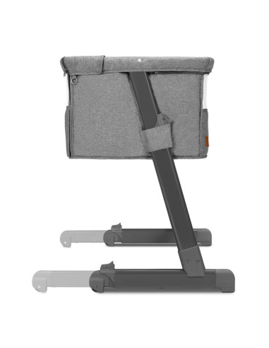 BN-LO-THEO_GREY_STONE_NATURAL,Lionelo - Patut co-sleeper Theo 2 in 1, Cu setare unghiulara, Reglabil in 5 pozitii pe inaltime, C