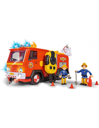 Masina de pompieri Simba Fireman Sam Mega Deluxe Jupiter cu 2 Masina de pompieri Simba Fireman Sam Mega Deluxe Jupiter cu 2