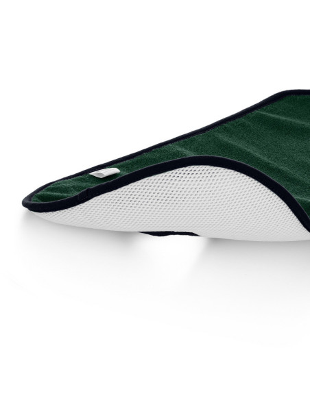 BN-310376,Petite&Mars - Husa anti-transpiratie pentru scaune auto 3D Aero, 0-12 luni, 63 x 25 cm, 0-13 kg, Verde Cobalt