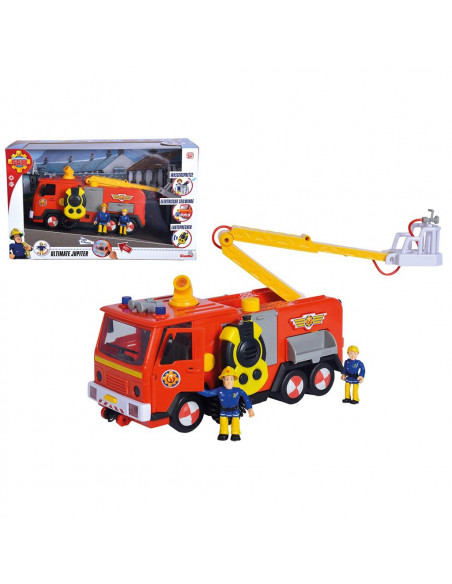 Masina de pompieri Simba Fireman Sam Mega Deluxe Jupiter cu 2 Masina de pompieri Simba Fireman Sam Mega Deluxe Jupiter cu 2