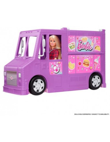 Set Mattel de Joaca Rulota cu Mancare Barbie,GMW07