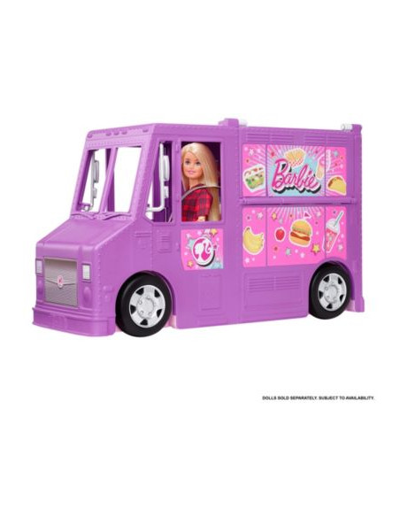 Set Mattel de Joaca Rulota cu Mancare Barbie,GMW07