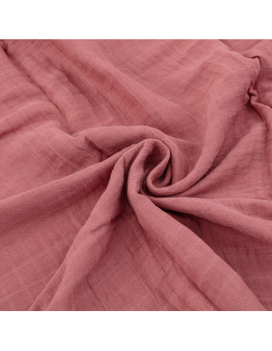 BN-417362,Petite&Mars - Set 2 scutece din muselina de bambus Misty Rose Rainbow, Hipoalergenice, Dimensiuni mari 120 x 120 cm, C