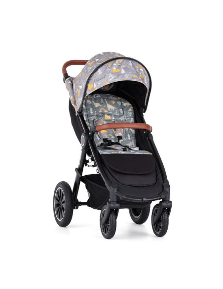 BN-503783,Petite&Mars - Husa pentru carucior din spuma cu memorie elastica, Editie limitata, Cu dinozauri, Utilizare fata-verso,