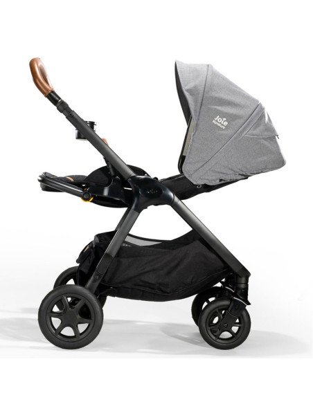 BB-C1817CALAG000trio,Joie - Carucior pentru copii multifunctional 3 in 1 Finiti Signature Carbon/Lagoon (Carucior Finiti Carbon 