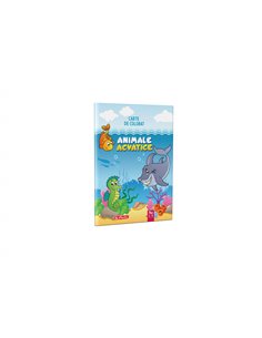 9493180,Carte de colorat Herlitz A4, 16 pagini, Animale Acvatice