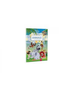 9493170,Carte de colorat Herlitz A4, 24 pagini, Alfabet cu animale II