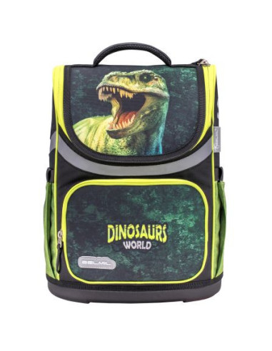 405-71-4,Ghiozdan neechipat mini, dimensiune 36x26x16 cm, motiv dinosaur world