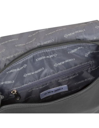 51.131200,Rucsac new rebels daley-washington, dimensiuni 25/13/40 cm, culoare negru