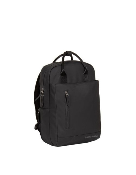 51.129300,Rucsac new rebels harper-miami laptop, dimensiuni 28/8/38 cm, culoare negru