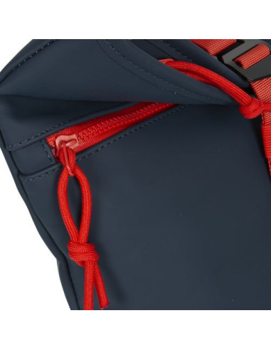 51.128702,Rucsac new rebels tim-los angeles rolltop mini, dimensiuni 27/8/33 cm, culoare albastru inchis/rosu