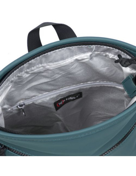 51.125575,Rucsac new rebels mart-los angeles rolltop mini, dimensiuni 27/8/33 cm, culoare petrol