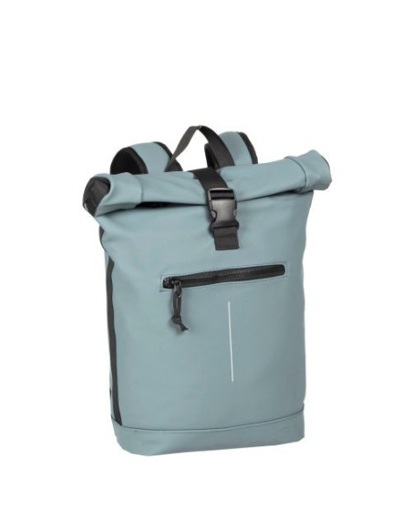 51.113528,Rucsac new rebels mart-new york rolltop, dimensiuni 30/12/43 cm, culoare albastru deschis