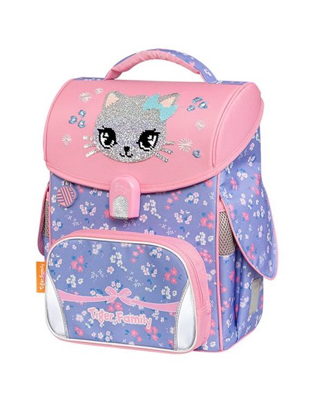 TGJL-065A(1),Ghiozdan scoala Herlitz neechipat Jolly, Motiv Lovely Kitty Cat