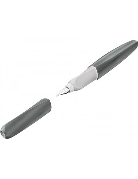 822244/GRI,Stilou Pelikan twist din material reciclat M, Gri