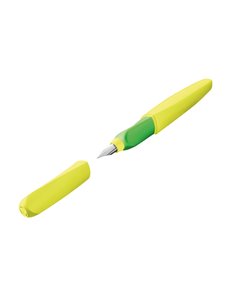 Stilou Pelikan Twist, Penita M, Blister, Galben neon 2