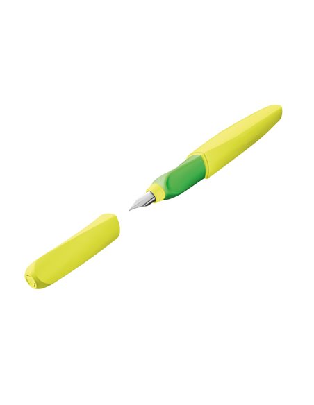 807326,Stilou Twist Galben Neon, Cu Grip Ergonomic, 2 Rezerve Albastre, Blister Pelikan 807326,Stilou Twist Galben Neon, Cu Grip Ergonomic, 2 Rezerve Albastre, Blister Pelikan