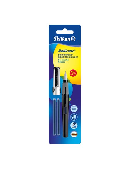 971291/NEGRU,Stilou Pelikan, penita M, dreptaci, Negru