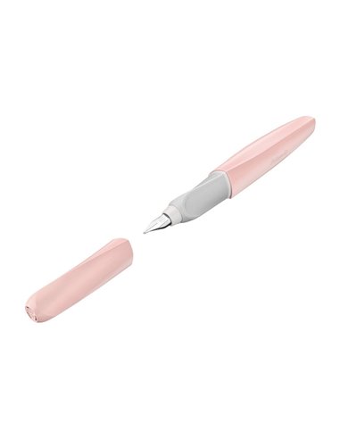 822213,Stilou Pelikan Twist din material reciclat, penita M, Roz deschis