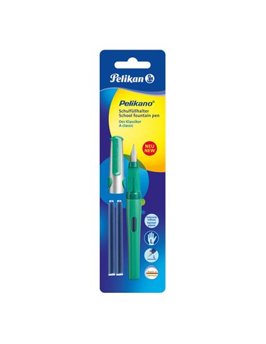 971333/VERDE,Stilou Pelikano, penita L, stangaci, Verde