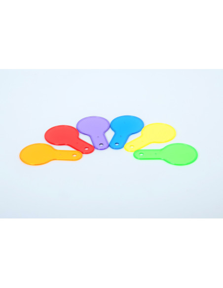 CD73109,Set de 6 palete color translucide