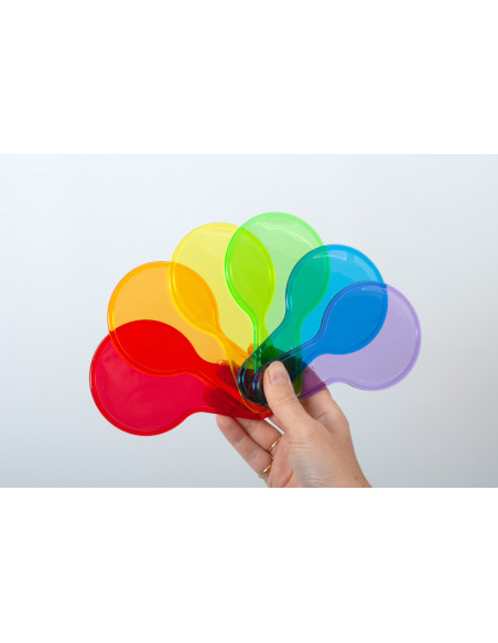 CD73109,Set de 6 palete color translucide