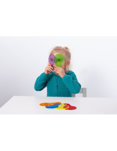 CD73109,Set de 6 palete color translucide