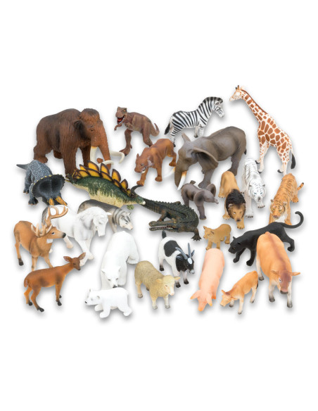 Vin55892,Set de animele din padure, domestice, salbatice si preistorice