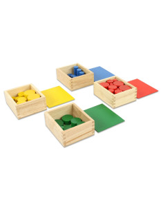 Vin85263,Cilindri colorati Montessori
