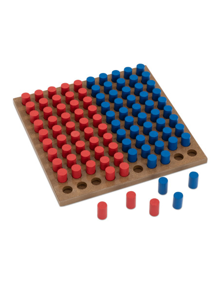 Vin760651,Panou numarator cu 100 de cilindrii din lemn