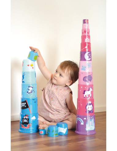 Gowi453-37,Piramida Pirat - set 11 bucati