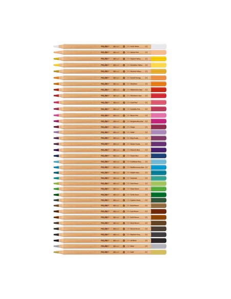 0726136,Creioane colorate Milan 36 culori/cutie metal, Multicolor