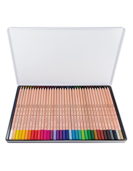 0726136,Creioane colorate Milan 36 culori/cutie metal, Multicolor