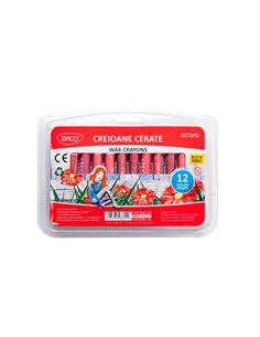 CC7012,Creioane cerate 12 culori/set, Multicolor