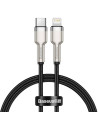 CATLJK-01,CABLU alimentare si date Baseus Cafule Metal, Fast Charging Data Cable pt. smartphone, USB Type-C la Lightning Iphone 