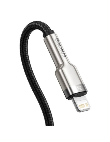 CATLJK-01,CABLU alimentare si date Baseus Cafule Metal, Fast Charging Data Cable pt. smartphone, USB Type-C la Lightning Iphone 