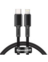 CATLGD-01,CABLU alimentare si date Baseus High Density Braided, Fast Charging Data Cable pt. smartphone, USB Type-C la Lightning