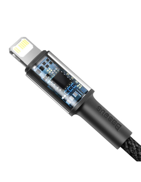 CATLGD-01,CABLU alimentare si date Baseus High Density Braided, Fast Charging Data Cable pt. smartphone, USB Type-C la Lightning
