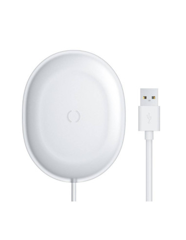 WXGD-02,INCARCATOR wireless Baseus Jelly Qi 15W, compatibilitate smartphones, cablu Type-C la USB inclus, alb "WXGD-02" (timbru 
