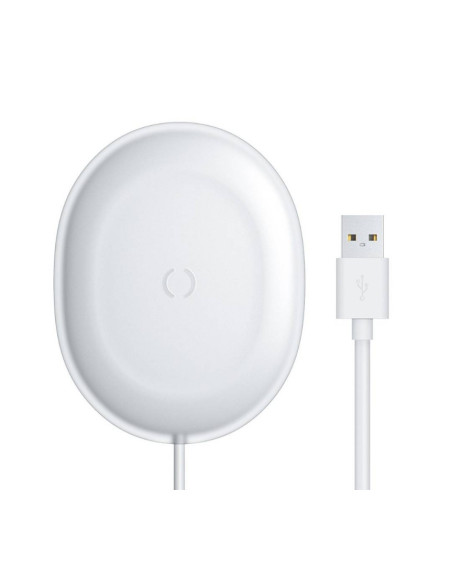 WXGD-02,INCARCATOR wireless Baseus Jelly Qi 15W, compatibilitate smartphones, cablu Type-C la USB inclus, alb "WXGD-02" (timbru 