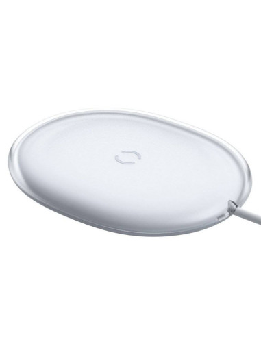 WXGD-02,INCARCATOR wireless Baseus Jelly Qi 15W, compatibilitate smartphones, cablu Type-C la USB inclus, alb "WXGD-02" (timbru 