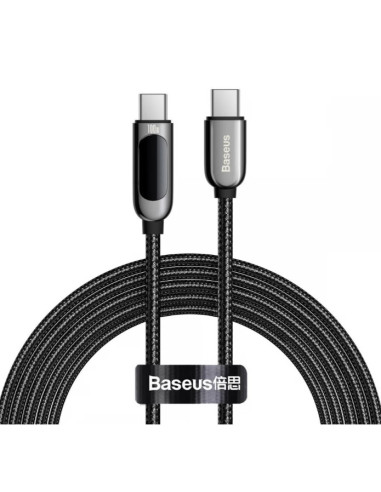 CATSK-C01,CABLU alimentare si date Baseus Display, Fast Charging Data Cable pt. smartphone, USB Type-C la USB Type-C 100W, braid