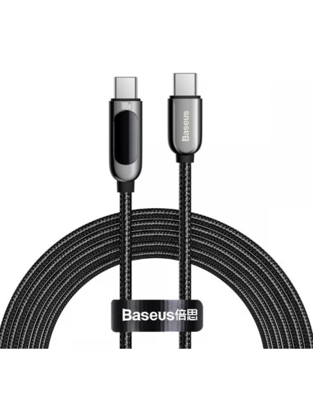 CATSK-C01,CABLU alimentare si date Baseus Display, Fast Charging Data Cable pt. smartphone, USB Type-C la USB Type-C 100W, braid