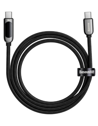 CATSK-C01,CABLU alimentare si date Baseus Display, Fast Charging Data Cable pt. smartphone, USB Type-C la USB Type-C 100W, braid