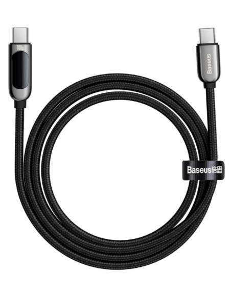 CATSK-C01,CABLU alimentare si date Baseus Display, Fast Charging Data Cable pt. smartphone, USB Type-C la USB Type-C 100W, braid