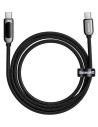 CATSK-C01,CABLU alimentare si date Baseus Display, Fast Charging Data Cable pt. smartphone, USB Type-C la USB Type-C 100W, braid