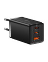 CCGP120201,INCARCATOR RETEA Baseus GaN5 PRO, Quick Charge 65W, 2 x USB Type-C Output 5V/3A, 1 x USB, include cablu USB Type-C la